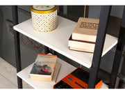 Leon Bookcase in Grey - 711-LEO-BC-GREY