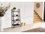 Leon Bookcase in Grey - 711-LEO-BC-GREY