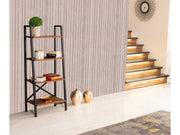 Leon Bookcase in Walnut - 711-LEO-BC-WALNUT