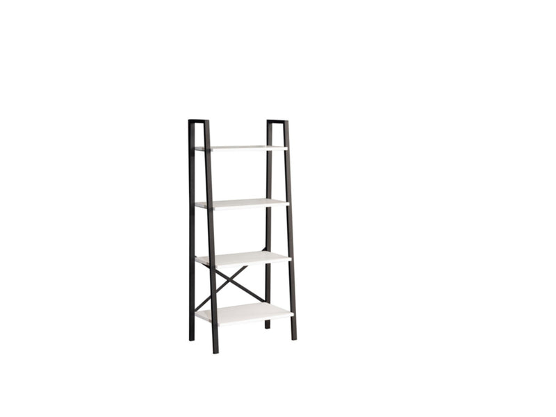 Leon Bookcase in White - 711-LEO-BC-WHITE