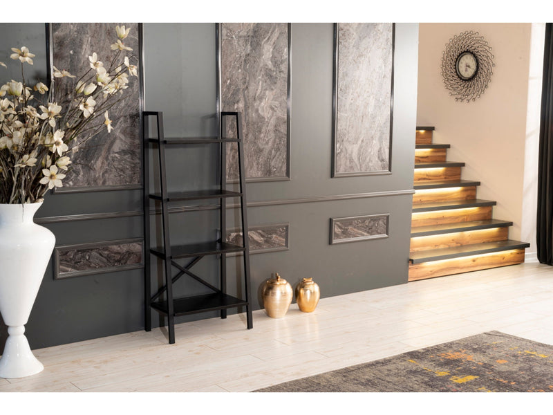Leon Bookcase in White - 711-LEO-BC-WHITE