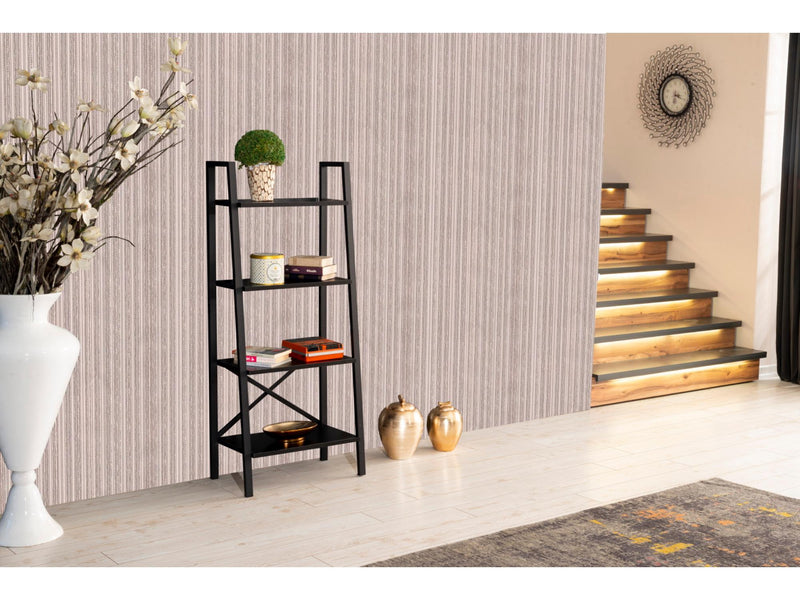 Leon Bookcase in White - 711-LEO-BC-WHITE