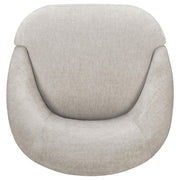 Leon Chenille Upholstered Swivel Accent Chair Beige - 903411