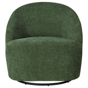 Leon Chenille Upholstered Swivel Accent Chair Green - 903412