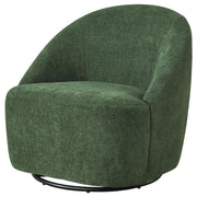 Leon Chenille Upholstered Swivel Accent Chair Green - 903412