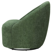 Leon Chenille Upholstered Swivel Accent Chair Green - 903412