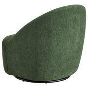 Leon Chenille Upholstered Swivel Accent Chair Green - 903412