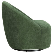 Leon Chenille Upholstered Swivel Accent Chair Green - 903412