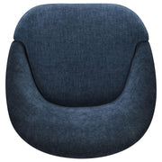 Leon Upholstered Barrel Swivel Accent Chair Navy - 903410