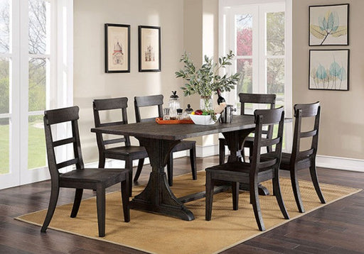 Leonidas Antique Black Dining Table - CM3389BK-T-TABLE