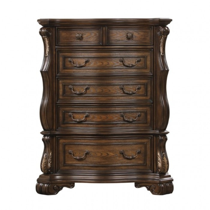 Leovanni Dark Brown Chest - FM70003DB-C