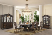 Leovanni Dark Brown Dining Table - FM31003DB-T-TABLE