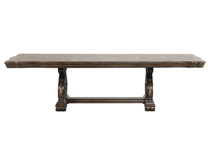 Leovanni Dark Brown Dining Table - FM31003DB-T-TABLE