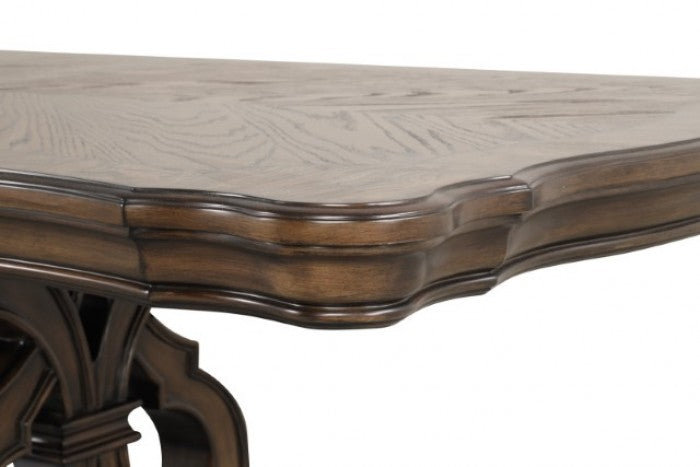 Leovanni Dark Brown Dining Table - FM31003DB-T-TABLE