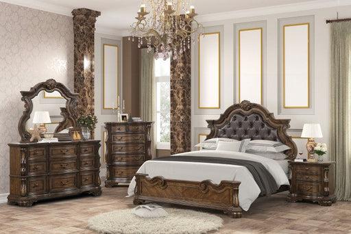 Leovanni Dark Brown Dresser - FM70003DB-D