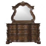 Leovanni Dark Brown Dresser - FM70003DB-D