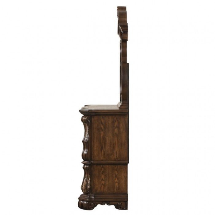 Leovanni Dark Brown Dresser - FM70003DB-D