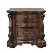 Leovanni Dark Brown Nightstand - FM70003DB-N
