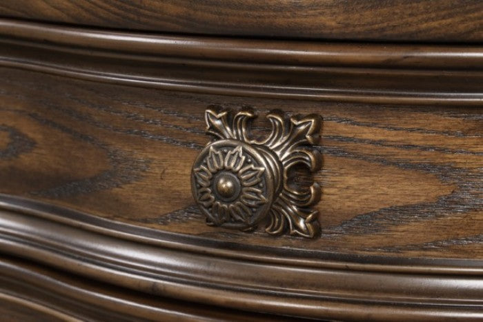 Leovanni Dark Brown Nightstand - FM70003DB-N