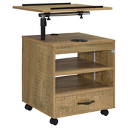Lerma 1-drawer Adjustable Tray Top Nightstand with Speaker Mango - 305772MGO
