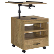 Lerma 1-drawer Adjustable Tray Top Nightstand with Speaker Mango - 305772MGO
