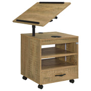 Lerma 1-drawer Adjustable Tray Top Nightstand with Speaker Mango - 305772MGO