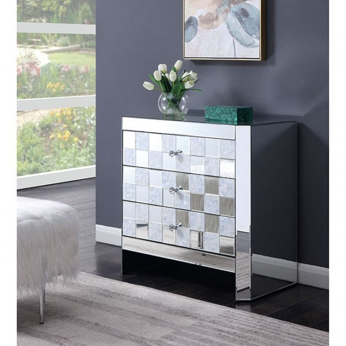 Lesedi Silver End Table - CM534ST-B