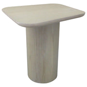 Lester Contemporary Square Wood End Table with Oak Veneer Honey Oak - 704937