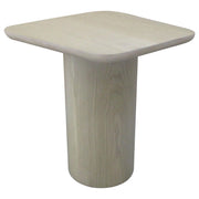 Lester Contemporary Square Wood End Table with Oak Veneer Honey Oak - 704937