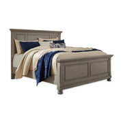 Lettner California King Panel Bed and 2 Nightstands - B733B61