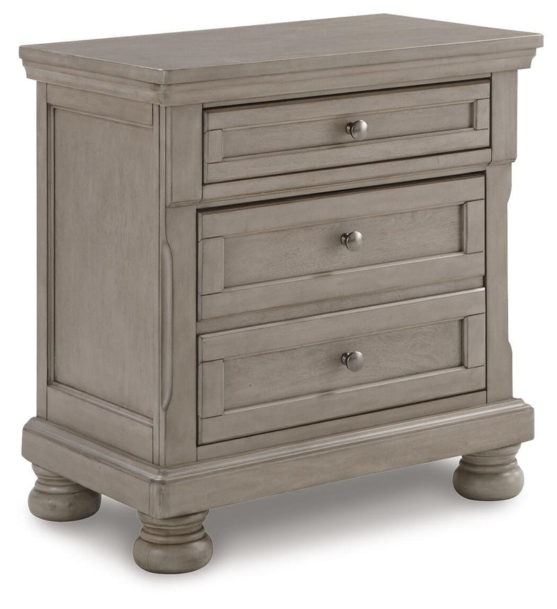 Lettner King Panel Bed, Chest and 2 Nightstands - B733B59