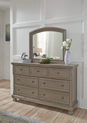 Lettner Light Gray Footboard Storage Sleigh Platform Bedroom Set - Gate FurnitureBedroom Set