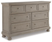 Lettner Queen Panel Bed, Dresser and 2 Nightstands - B733B60