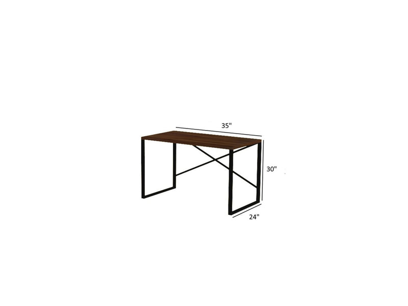 Letto Study Desk in Walnut - 790-LET-SD-WAL