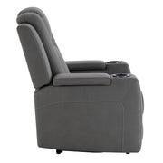 Leuco Power Motion Recliner w/Cup Holder, Control, LED & Power Headrest - LV02834