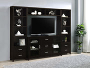 Lewes 2-door Engineered Wood 60-inch TV Stand Cappuccino - 700881