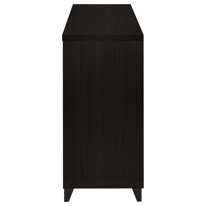Lewes 2-door Engineered Wood 60-inch TV Stand Cappuccino - 700881