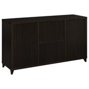 Lewes 2-door Engineered Wood 60-inch TV Stand Cappuccino - 700881