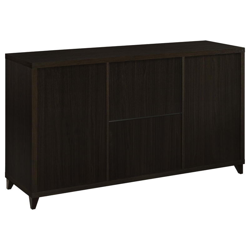Lewes 2-door Engineered Wood 60-inch TV Stand Cappuccino - 700881