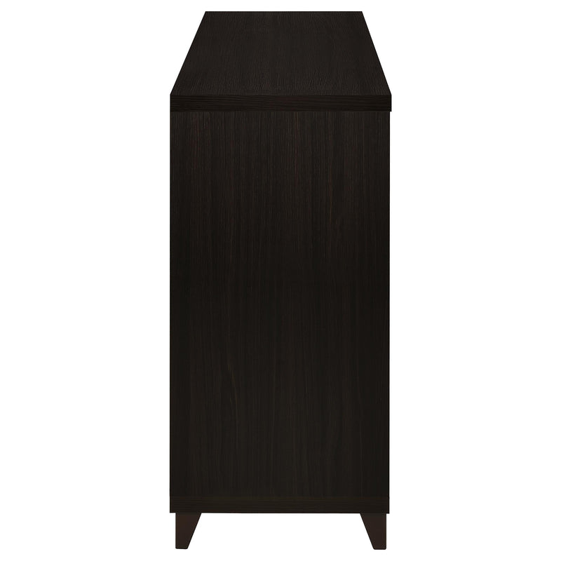 Lewes 2-door Engineered Wood 60-inch TV Stand Cappuccino - 700881