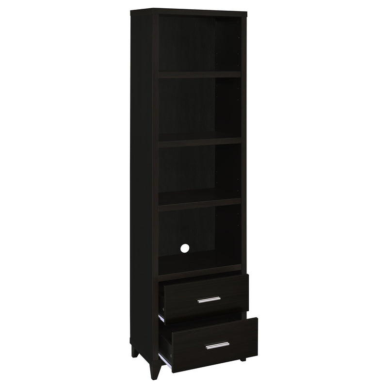 Lewes 4-piece 60-inch TV Entertainment Center Cappuccino - 700881-S4