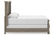Lexorne Gray Queen Sleigh Bed - Gate FurnitureQueen Bed