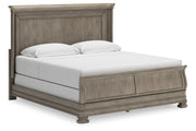 Lexorne Gray Sleigh Bedroom Set - Gate FurnitureBedroom Set