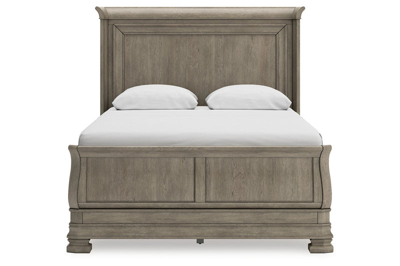 Lexorne Gray Sleigh Bedroom Set - Gate FurnitureBedroom Set