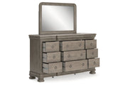 Lexorne Gray Sleigh Bedroom Set - Gate FurnitureBedroom Set