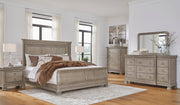 Lexorne Gray Sleigh Bedroom Set - Gate FurnitureBedroom Set
