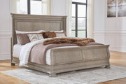 Lexorne Gray Sleigh Bedroom Set - Gate FurnitureBedroom Set
