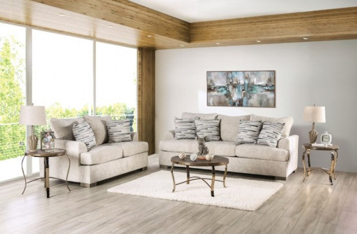 Leytonstone Cream Loveseat - SM1209-LV
