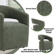 Libni Arm Chair w/Casters - DN02667