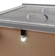 Lillian Silver LED Upholestered Bedroom Set - Gate FurnitureBedroom Set